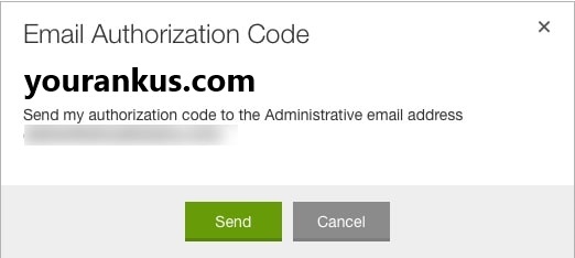 domain authorization code