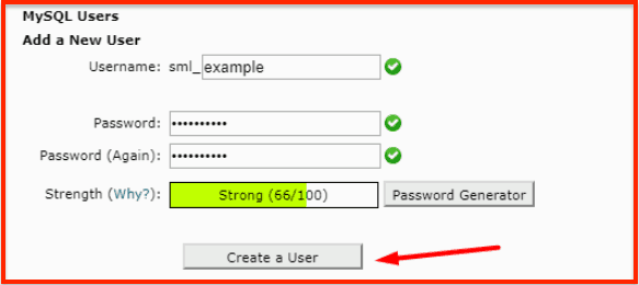 mysql users